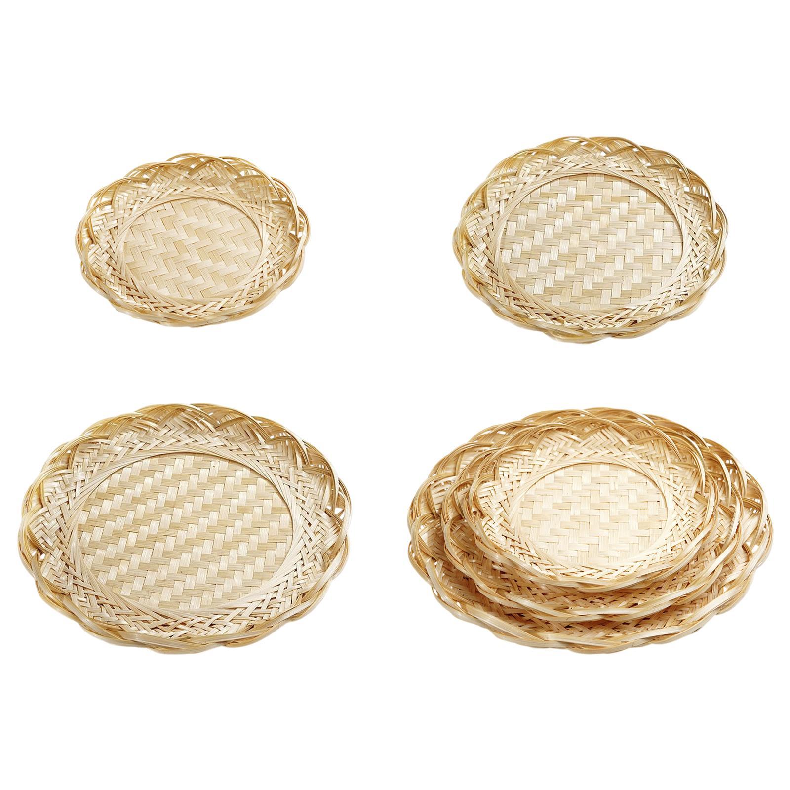 Bamboo Basket Tray Food Storag - Food Snacks Basket review and price