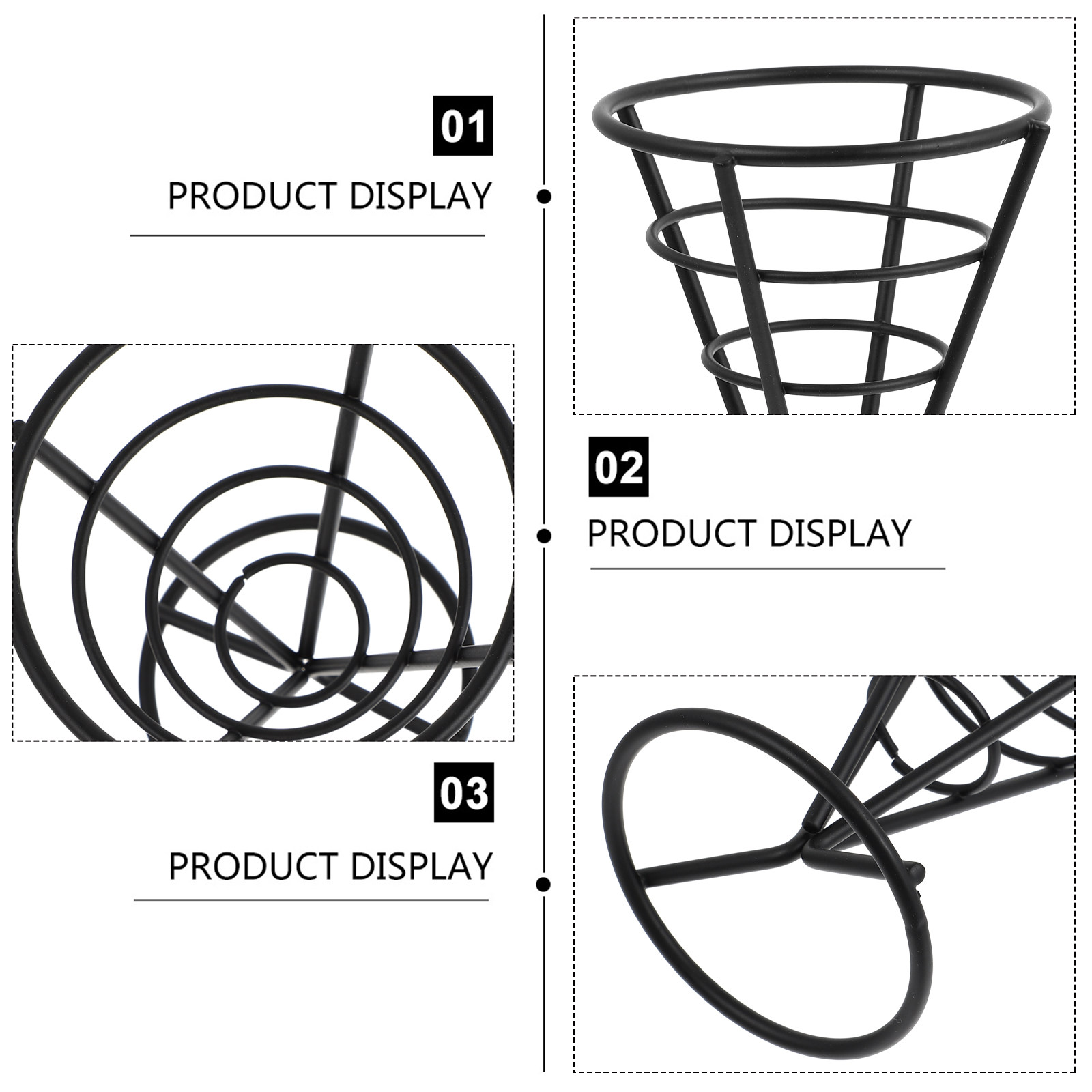 French Fries Stand Iron Art Sn - Food Snacks Basket review and price