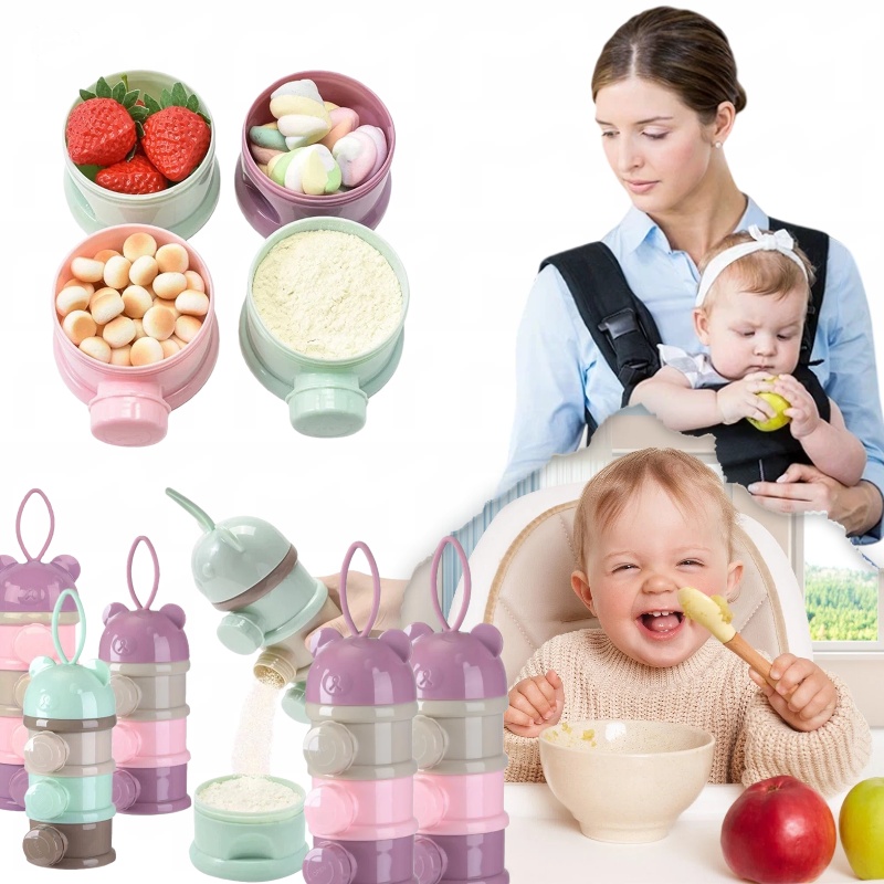 3/4 Layer Colored Milk Powder  - Food Snacks For Toddlers review and price