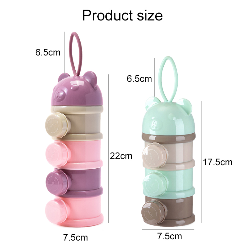 3/4 Layer Colored Milk Powder  - Food Snacks For Toddlers review and price