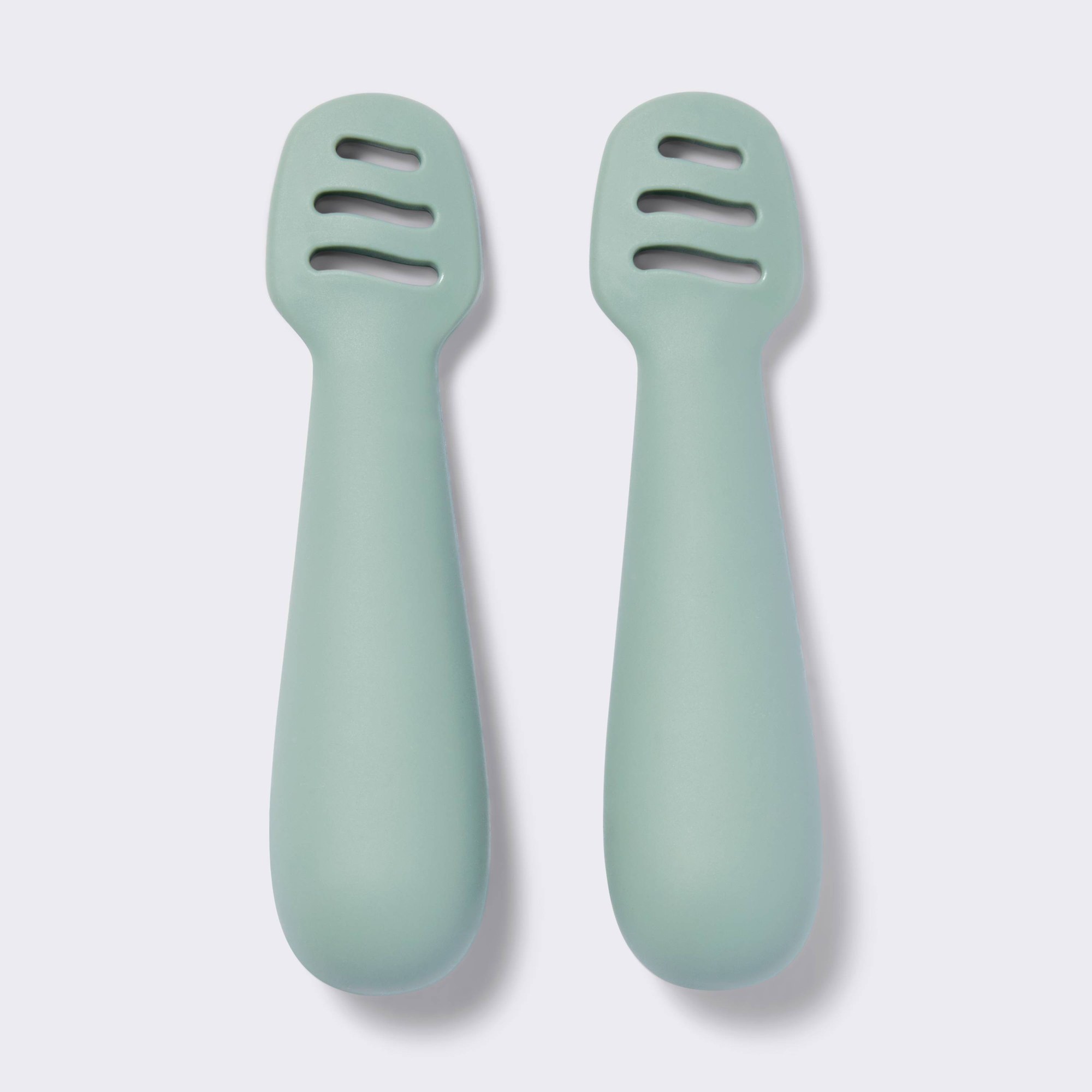 2pcs Green Baby Dipping Spoons - Food Snacks For Toddlers review and price
