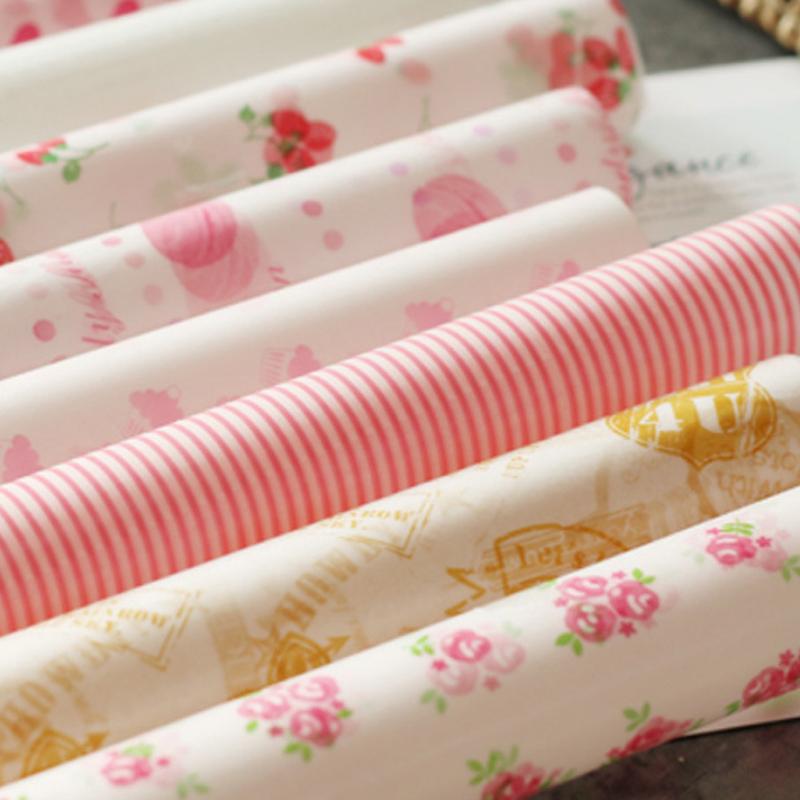 50Pcs Colorful Patterned Greas - Food Snacks Basket review and price