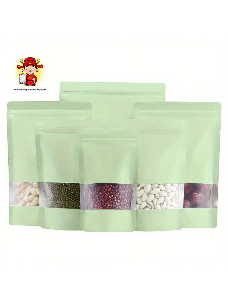 50/100Pcs Green Stand Up Food  - Food Snacks That Are Green review and price