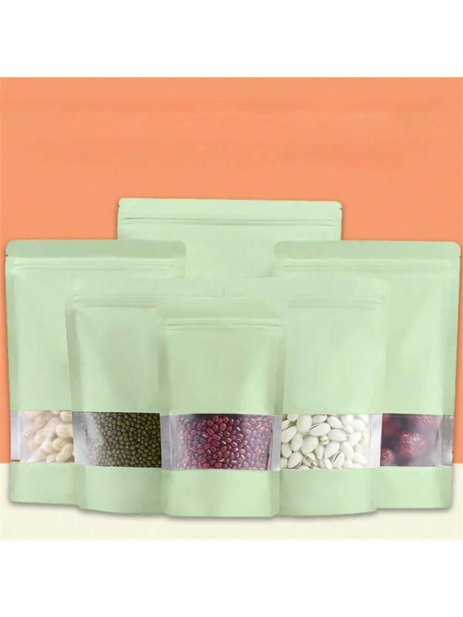 50/100Pcs Green Stand Up Food  - Food Snacks That Are Green review and price