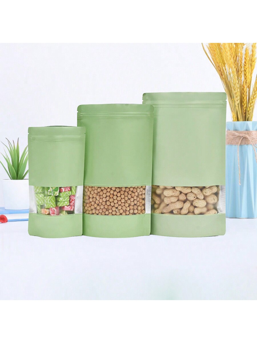 50/100Pcs Green Stand Up Food  - Food Snacks That Are Green review and price