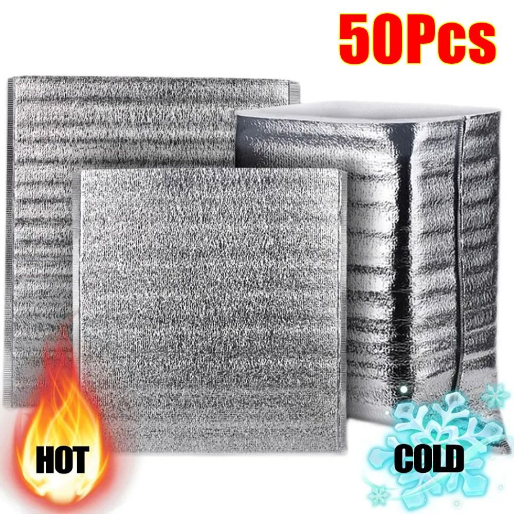 Aluminum Foil Cooler Bag Insul - Food Snacks Delivery review and price