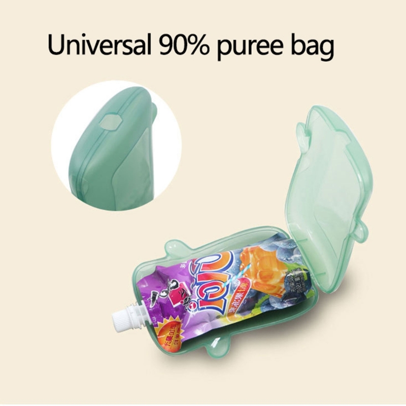 Convenient Food Pouch Holder M - Food Snacks For Toddlers review and price