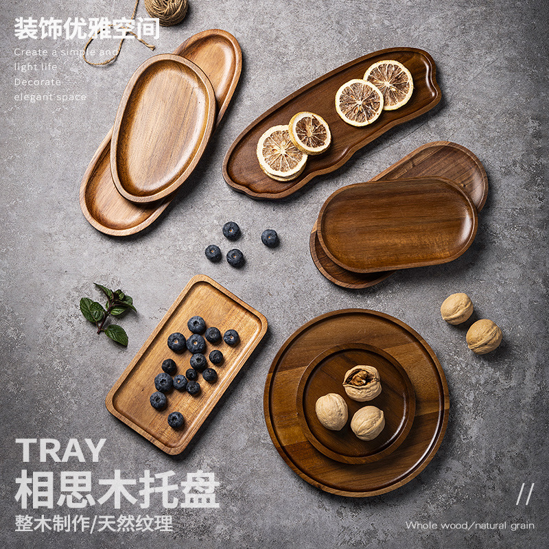 Tableware Solid Wood Food Tray - Food Snacks In Japan review and price