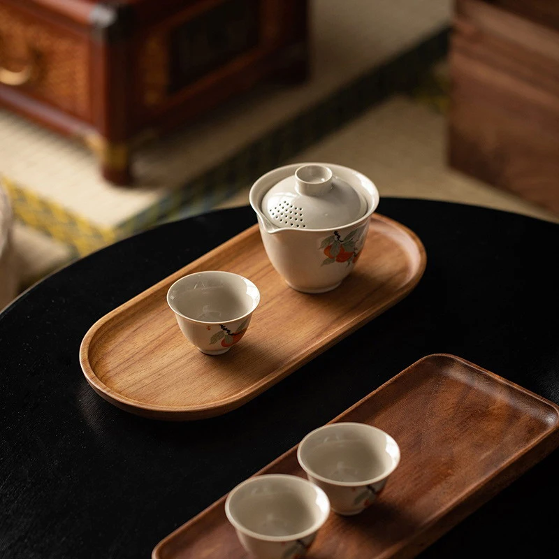 Tableware Solid Wood Food Tray - Food Snacks In Japan review and price