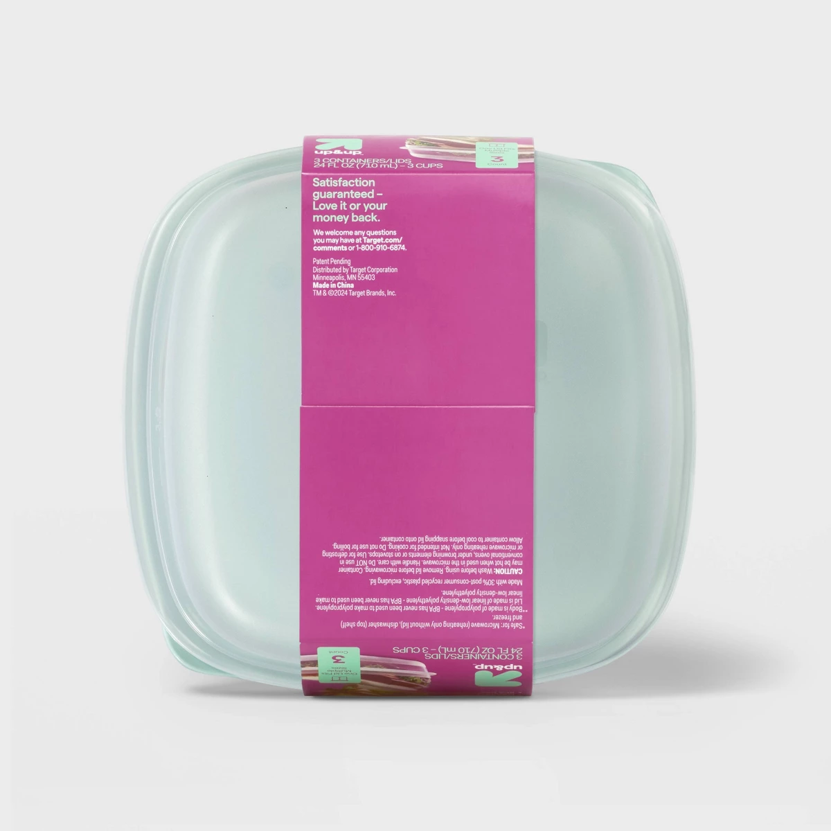 2026 New 3 Pack 24oz Square Fo - Food Snacks That Are Green review and price